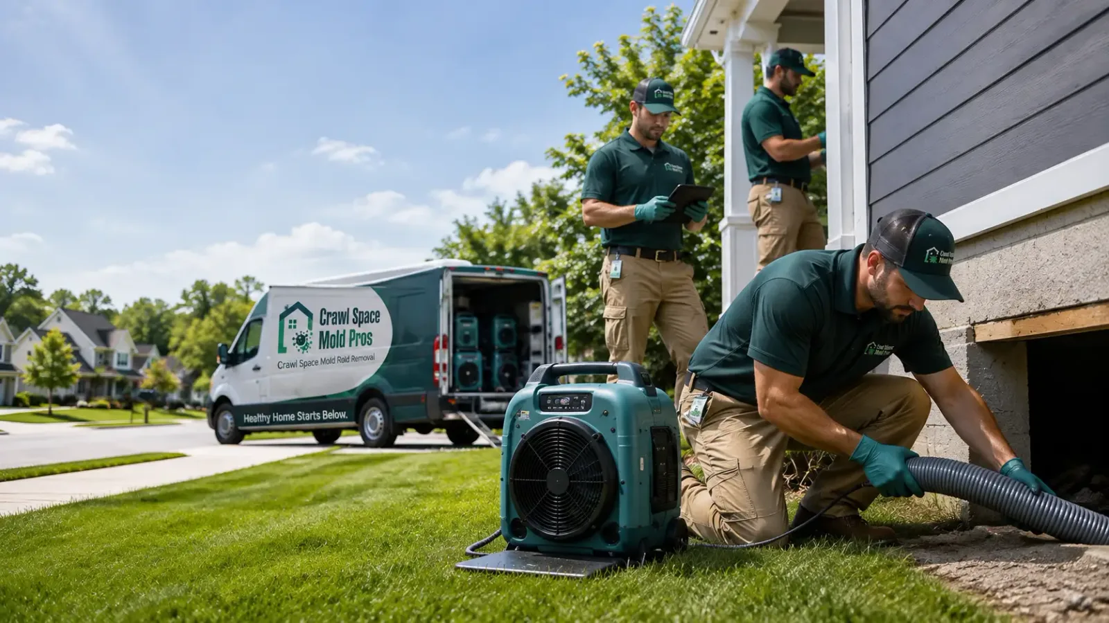 Crawl Space Mold Removal in Buffalo, ND